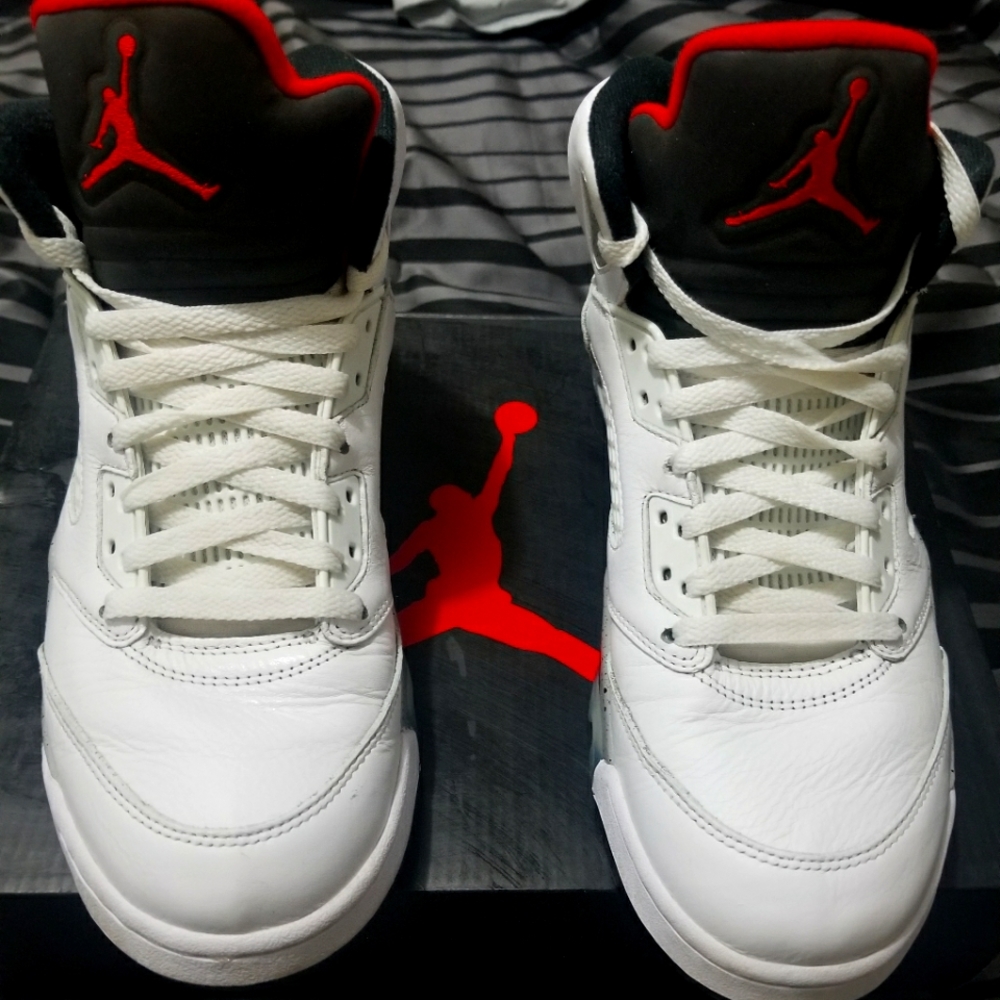 Jordan 5s concrete